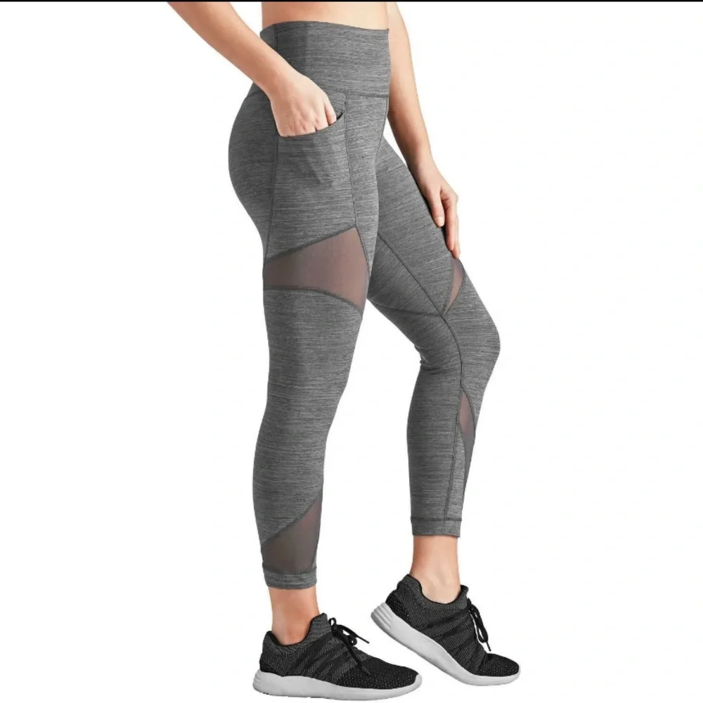 NWOT Members Mark Compression Ankle Legging in space grey, Sz. Medium. - Picture 3 of 5